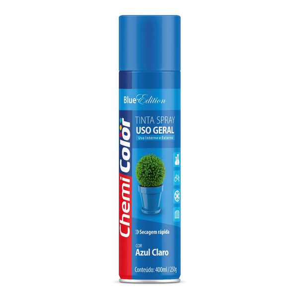 BASTON SPRAY CHEMICOLOR USO GERAL AZUL CLARO 400ML