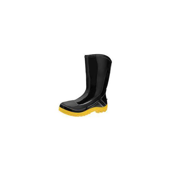 MARLUVAS BOTA PVC C/FORRO PRETA C/ BARRA SOLADO AM. 41