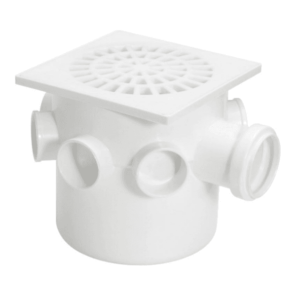 AMANCO CAIXA SIFONADA QUAD BRANCA (150X150X50)