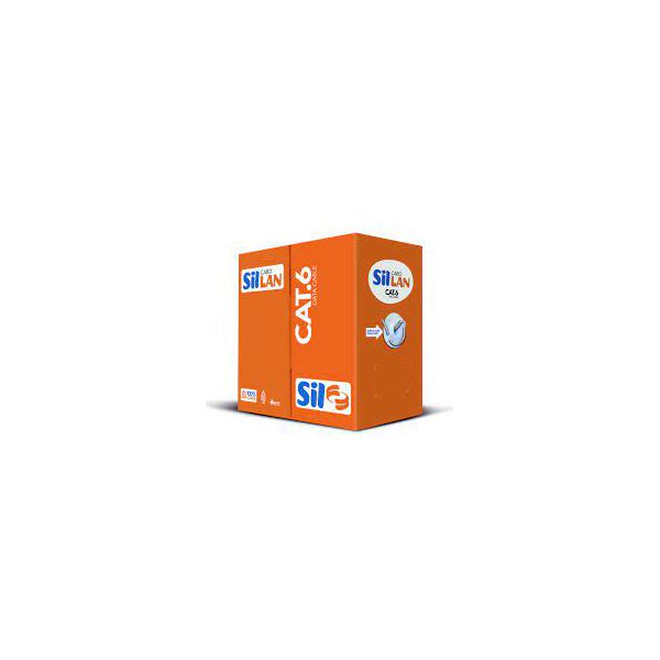 SIL CABO LAN CAT 6U VERM. 305MTS