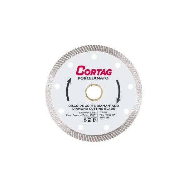 CORTAG DISCO DIAMANTADO PORCELANATO