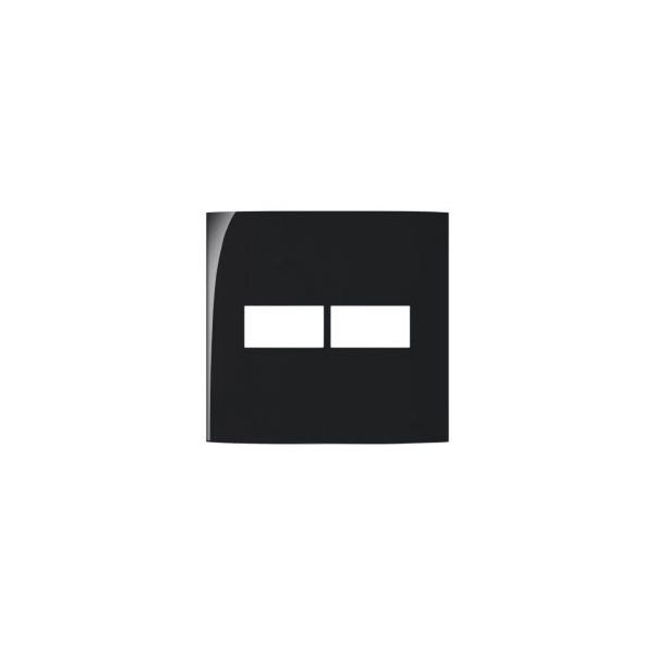 MARGIRIUS EBONY SLEEK PLACA 4X4 2 POSTOS HORIZONTAL SEPARADO