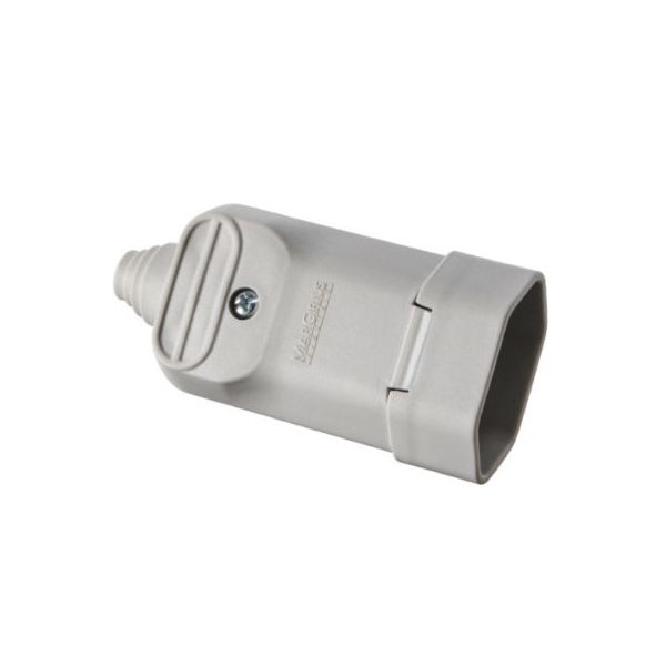 MARGIRIUS PINO FEMEA CINZA 2P+T 10A PRENSA CABO
