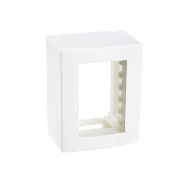 MARGIRIUS SLEEK CAIXA SOBREPOR 95X75 3 POSTOS C/SUPORTE