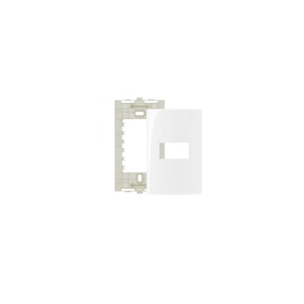 MARGIRIUS SLEEK PLACA + SUPORTE 4X2 1 POSTO HORIZONTAL