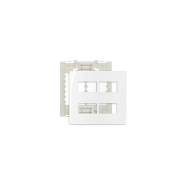 MARGIRIUS SLEEK PLACA + SUPORTE 4X4 4 POSTOS HORIZONTAL