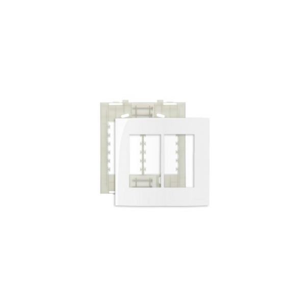 MARGIRIUS SLEEK PLACA + SUPORTE 4X4 6 POSTOS HORIZONTAL