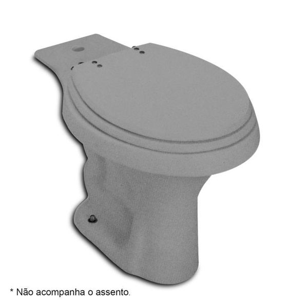 LOGASA BACIA PARATI P/CAIXA ACOPLAR CINZA ESCURO