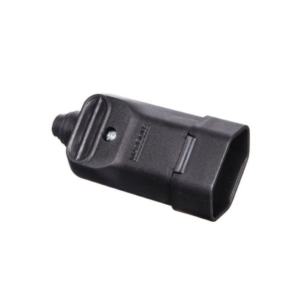 MARGIRIUS PINO FEMEA PRETO 2P+T 10A PRENSA CABO