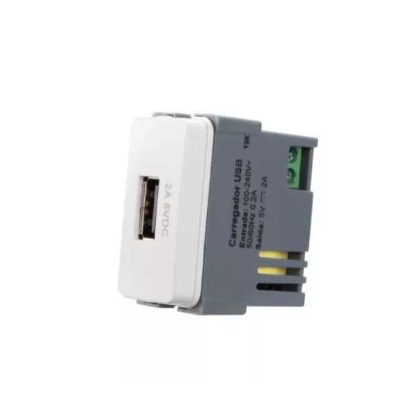 MARGIRIUS TOMADA CARREGADOR USB 2A BIV. BR B3