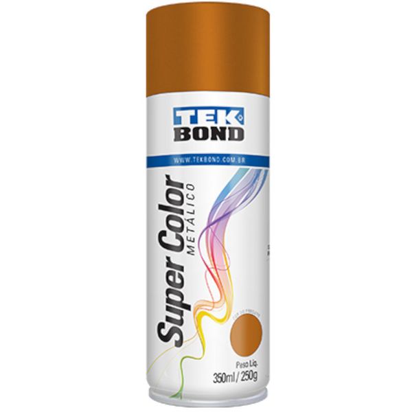 TEK BOND SPRAY COBRE ROSE METALICO 350ML / 250G