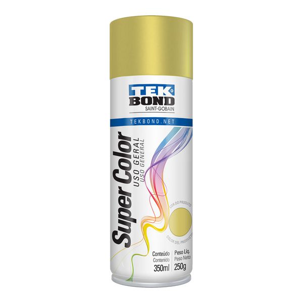 TEK BOND SPRAY DOURADO METALICO 350ML / 250G