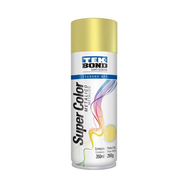 TEK BOND SPRAY OURO METALICO 350ML / 250G