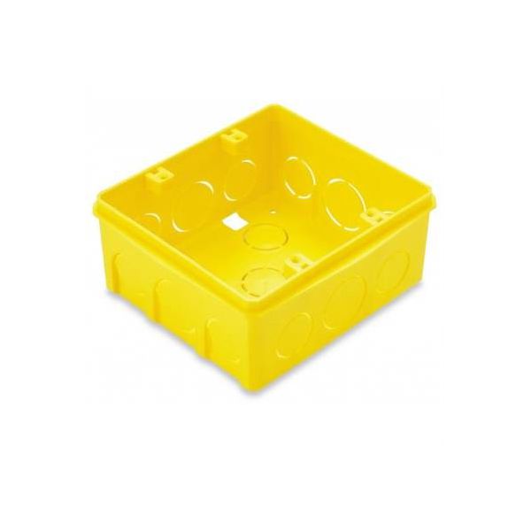 ILUMI CAIXA LUZ PVC AMARELA 4X4