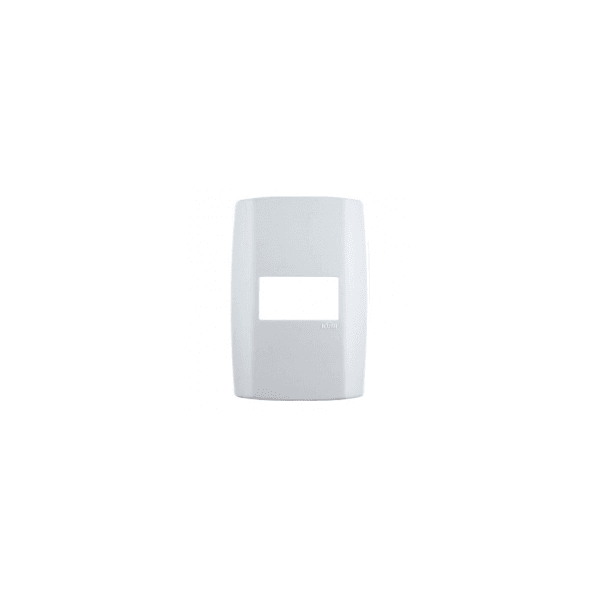 ILUMI PLACA SLIM 4X2 C/SUP. 1 MODULO HORIZONTAL