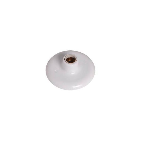 ILUMI PLAFON BRANCO SOQUETE PORCELANA 100W (IMPORTADO)