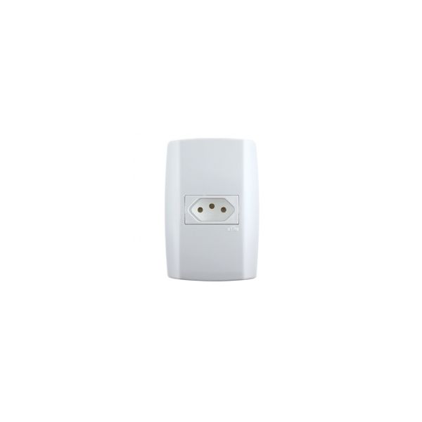 ILUMI SLIM C/P 1 TOMADA 2P+T 10A HORIZONTAL
