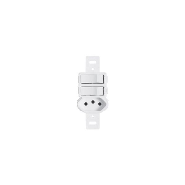 ILUMI STYLUS S/P 2 SIMPLES + 1 TOMADA 2P+T 10A
