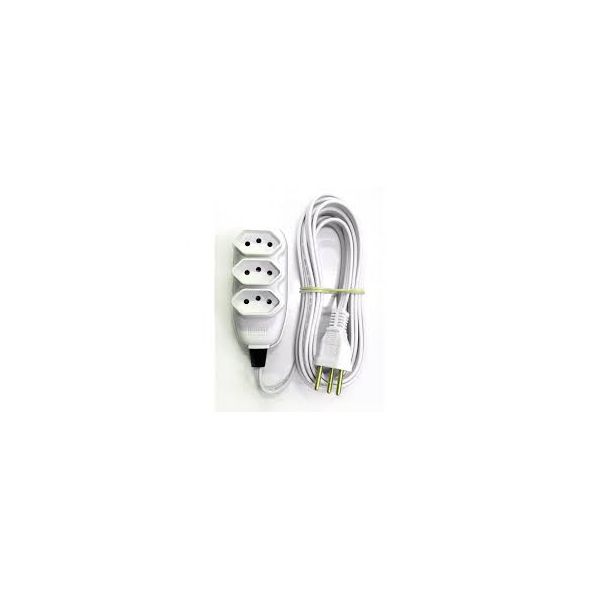 ILUMI EXTENSÃO COMPACTA BR CABO PP 2P+T 05M