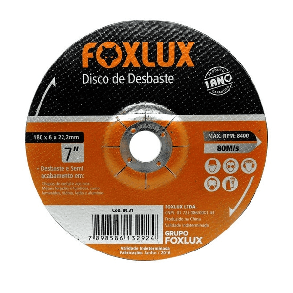 FAMASTIL DISCO DESBASTE 41/2 115x4,8x22,2MM