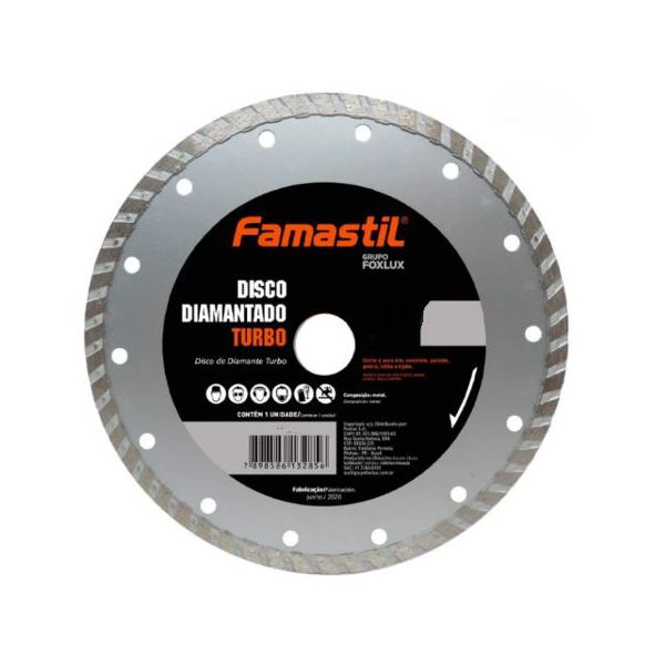 FAMASTIL DISCO DIAMANTADO TURBO 4.3/8 110MM
