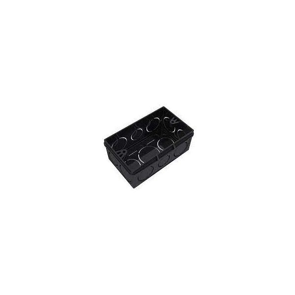 EMAVE CAIXA PVC PRETA 4x2