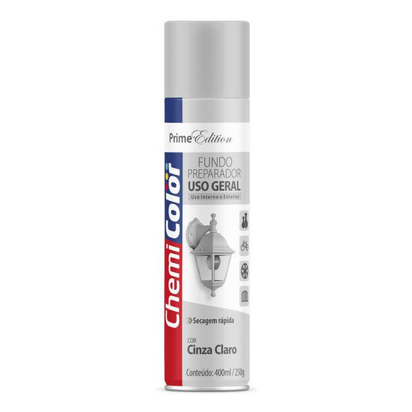 BASTON SPRAY CHEMICOLOR USO GERAL FUNDO PREP. CINZA 400ML