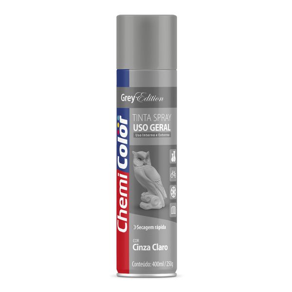 BASTON SPRAY CHEMICOLOR USO GERAL CINZA CLARO 400ML
