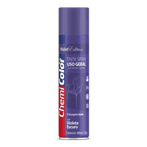 BASTON SPRAY CHEMICOLOR USO GERAL VIOLETA ESCURO 400ML