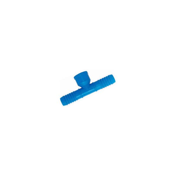REBOUÇAS IRRIG TEE INTERNO 1' AZUL C/25