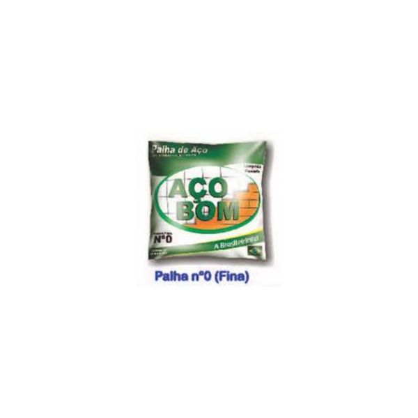 AÇOBOM PALHA DE AÇO 0 FINA C/ 20