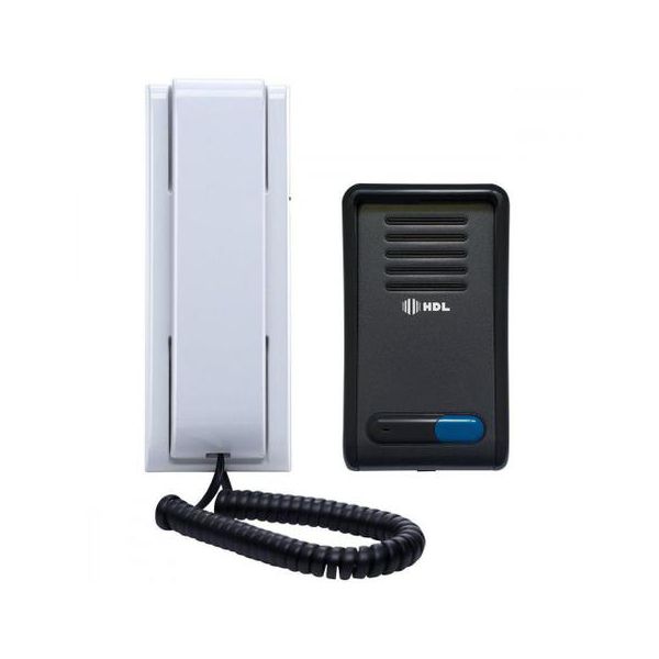 HDL PORTEIRO ELETRONICO F8 GRAFITE COM INTERRUPTOR AZ-S02 BCO