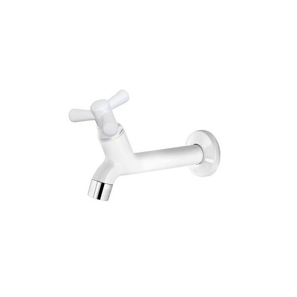 VIQUA TORNEIRA PIA LONGA 15CM BRANCA (PACIFIC)