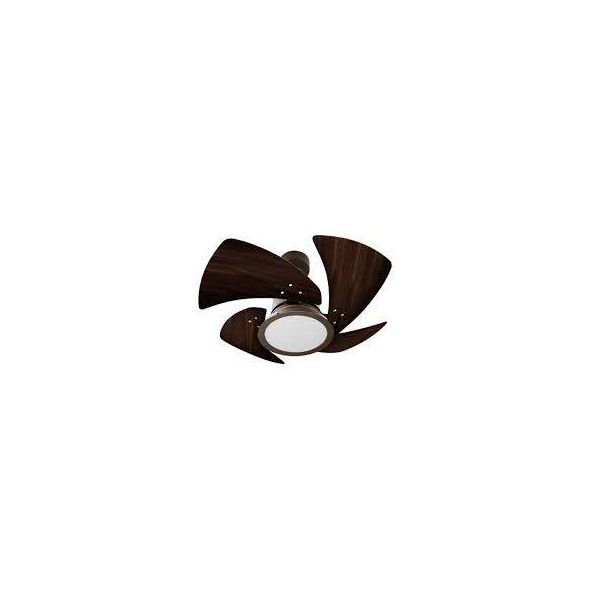 VENTI DELTA VENTILADOR TORNADO LED MARRON 4P 127V (61 4116)
