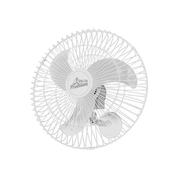 VENTI DELTA VENTILADOR OSCILANTE PAREDE 60CM BRANCO BIVOLT (73 6423)