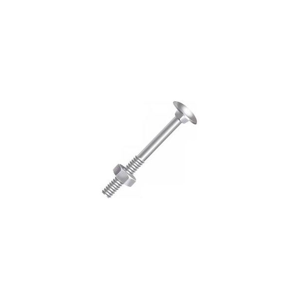 JOMARCA PF FRANCÊS ZINCADO C/ PORCA 5/16 X 6 C/100