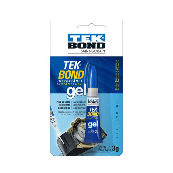 TEK BOND ADESIVO INSTANTANEO GEL BLISTER 3G