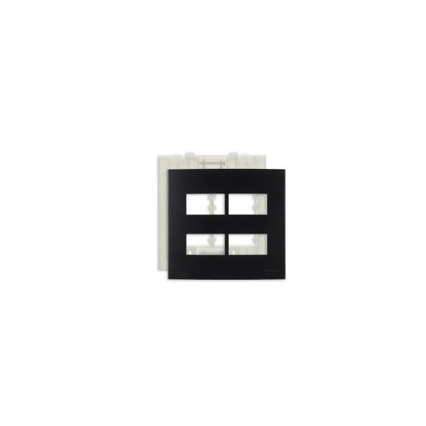 MARGIRIUS EBONY CLEAN SLEEK PLACA + SUPORTE 4X4 4 POSTOS