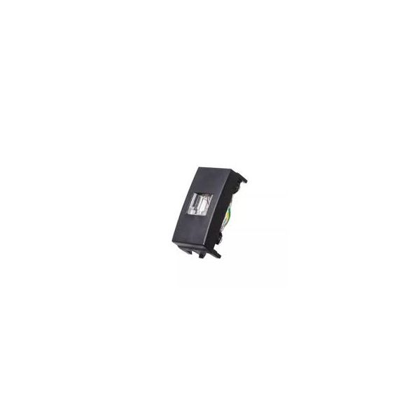 MARGIRIUS EBONY CLEAN TOMADA TELEFONE RJ11 4 FIOS