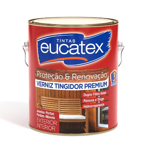 EUCATEX VERNIZ EUCALAR TINGIDOR MOGNO 3,6LT