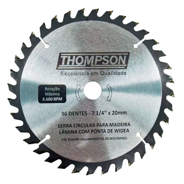 THOMPSON DISCO SERRA CIRCULAR VIDEA 7.1/4