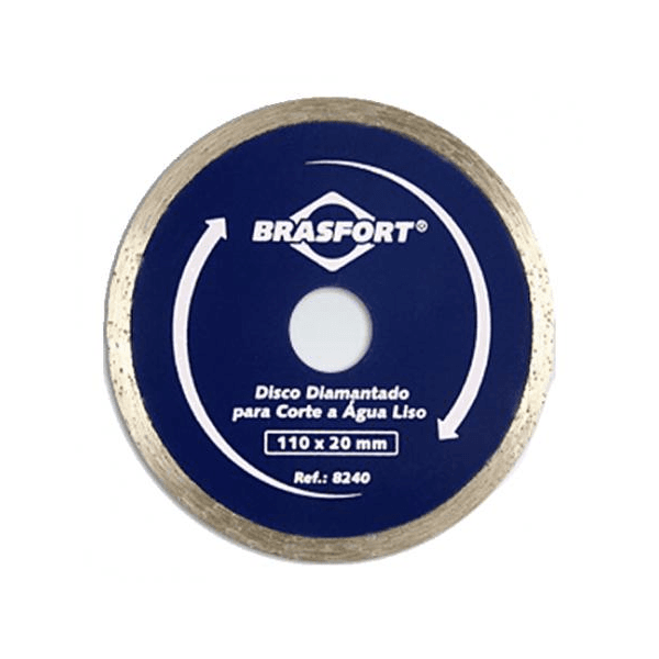 BRASFORT DISCO DIAMANTADO CONTINUO 110X20MM