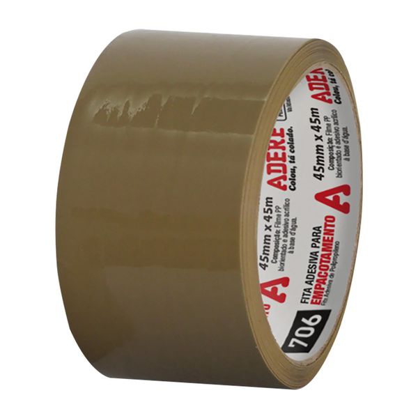 ADERE FITA EMBALAGEM MARROM 45MMX40M