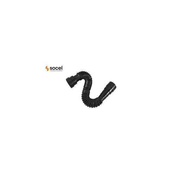 SOCELPLAST SIFÃO UNIVERSAL PRETO (720MM)
