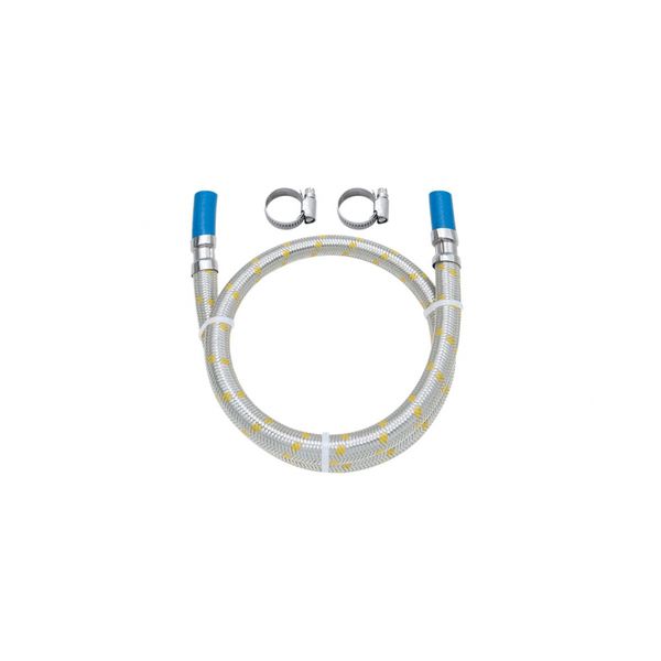 BLUKIT GAS LIGAÇÃO FLEX INOX P/ ESP. C/ ABRAÇADEIRA - 1,25M