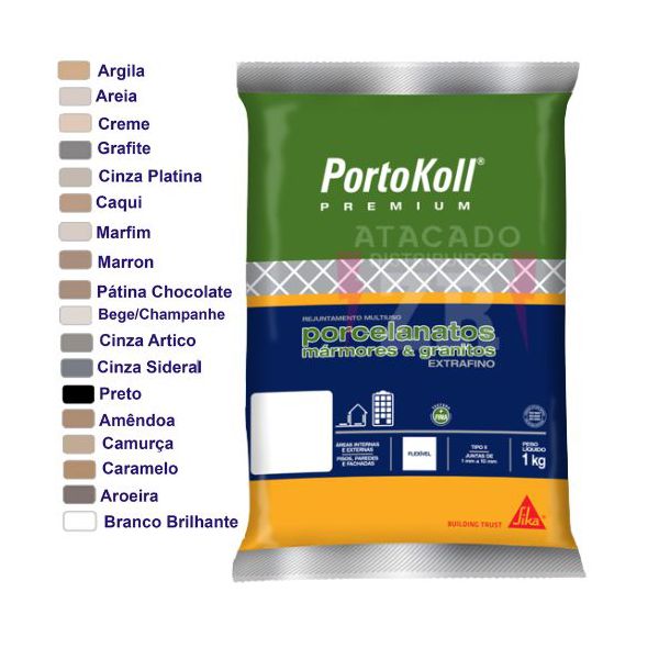 PORTOKOLL REJUNTE EXTRA FINO AROEIRA 1KG
