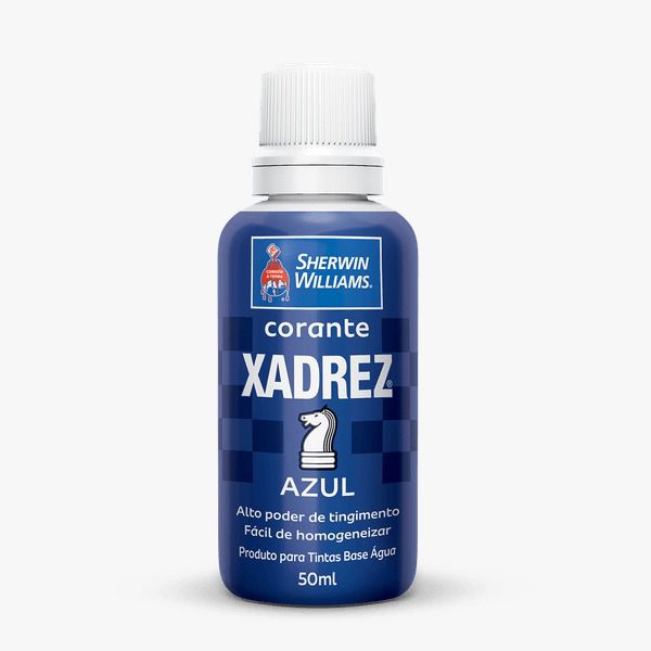 XADREZ CORANTE LIQUIDO AZUL