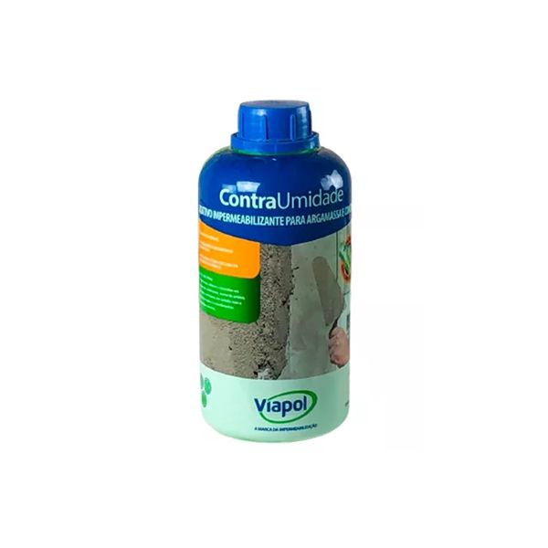 VIAPOL CONTRA UMIDADE FRASCO 1LT