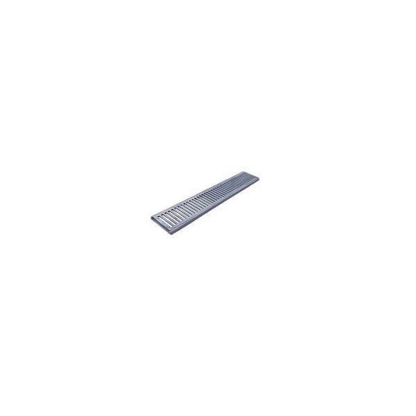 PRIME GRELHA RETA ALUMINIO C/ SUPORTE 20X50