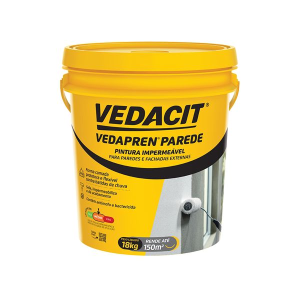 OTTO VEDAPREN PAREDE BRANCO BALDE 18KG